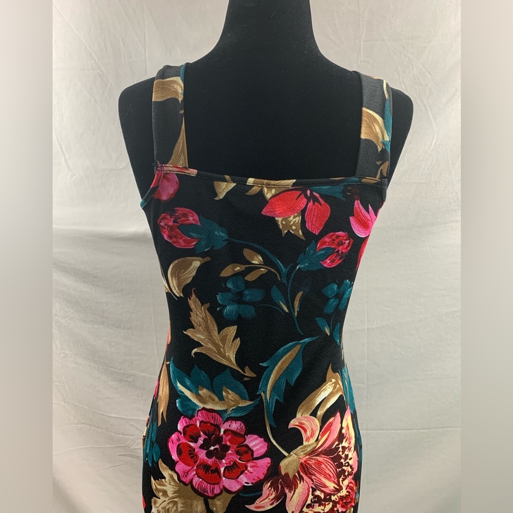 Boho Floral Print Split Thigh Cami Dress - Picture 10 of 10